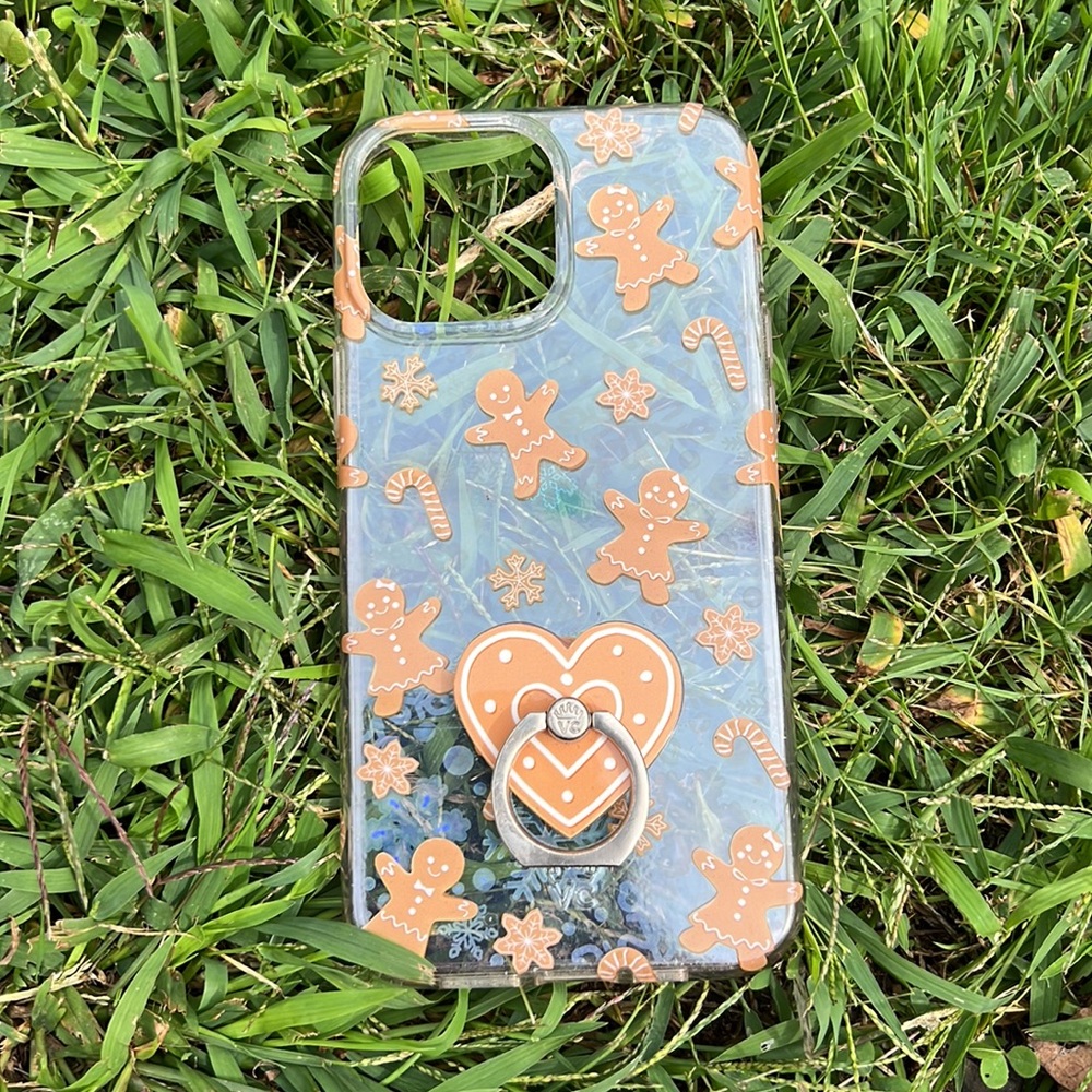 iPhone 13 Pro Max Gingerbread case with Ring Grip - Velvet Caviar